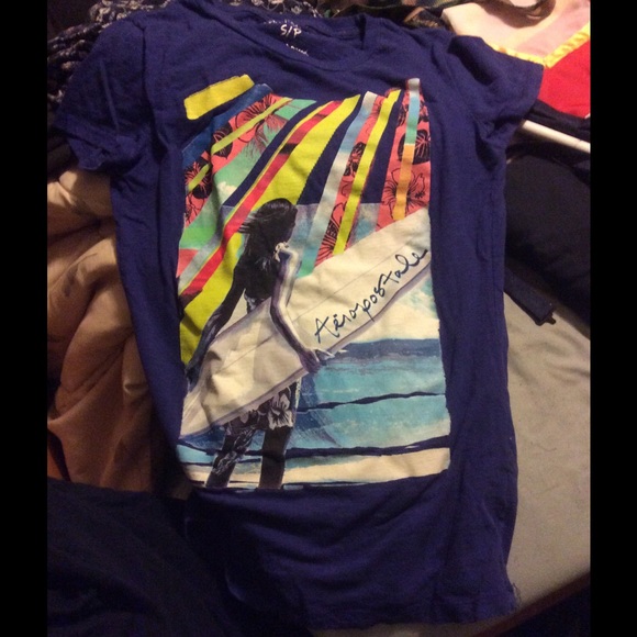 Blue Aeropostale shirt
