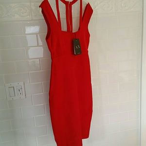 ARMANI EXCHANGE RED DRESS SIZE,M