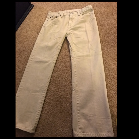 American Eagle Cream colored jeans