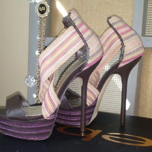 Bebe purple shoes