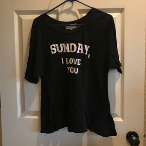 Wildfox "Sunday, I love you" tee