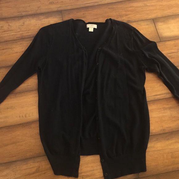 Navy LOFT cardigan - Picture 1 of 1