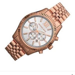 Michael Kors Rose Gold Boyfriend Watch