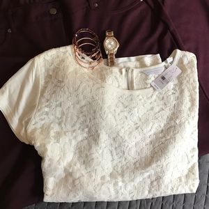 New York & Company Lace Top
