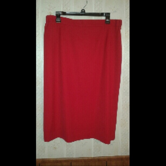 Ladies Red Skirt