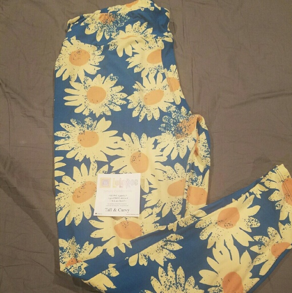 Lularoe sunflower leggings