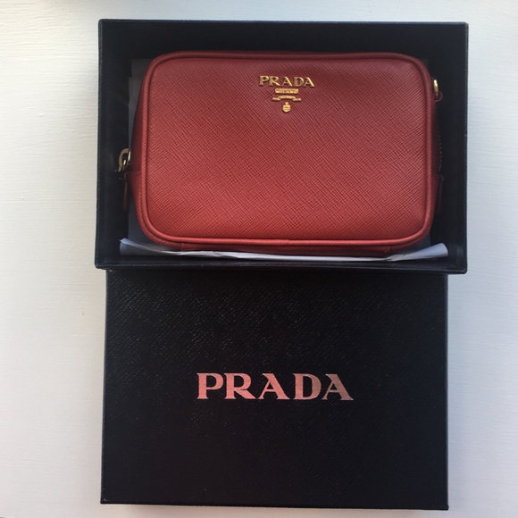Prada Saffiano camera bag