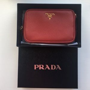 Prada Saffiano camera bag
