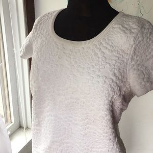 Anthropologie White Sweater