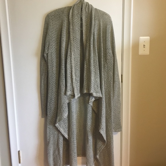 Knit eye-let Cardigan