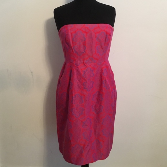 J. Crew Dresses & Skirts - JCrew Paisley-print Strapless Dress
