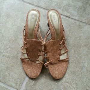 Fioni cork low heel sandals