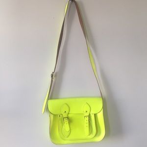 The Cambridge Satchel Company Neon Yellow bag!!!