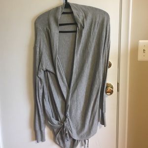 Front-Tie Sweater