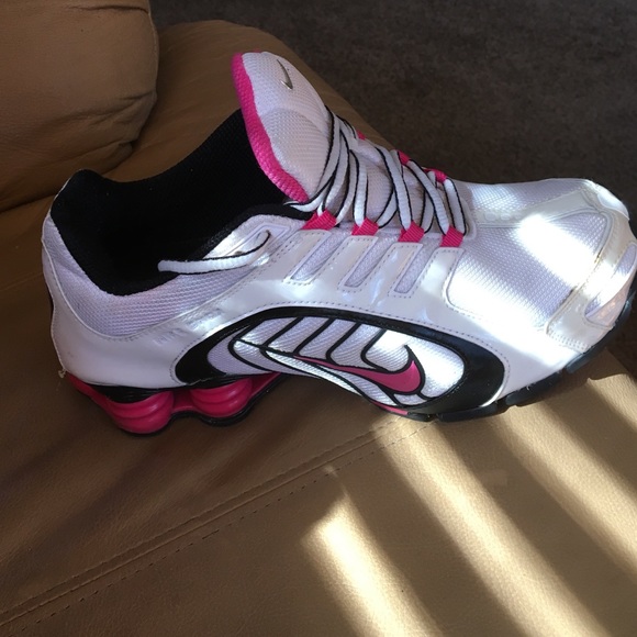 Pink, Blk & White Nike shoes