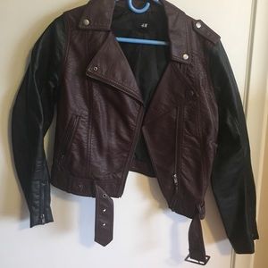 Faux Leather Jacket