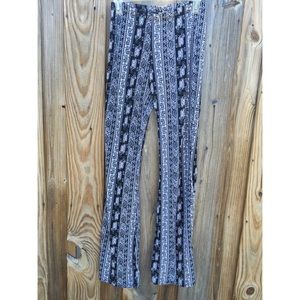 Gypsy style elephant long flair pants