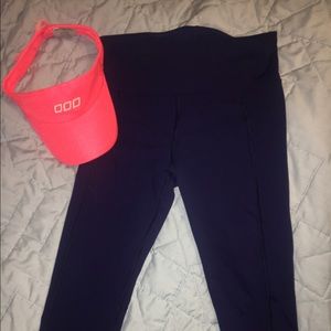 Lorna Jane 7/8 navy blue tight