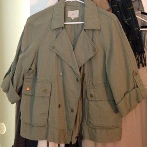 Loft light green jacket