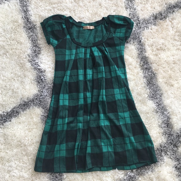 Green Plaid Dress