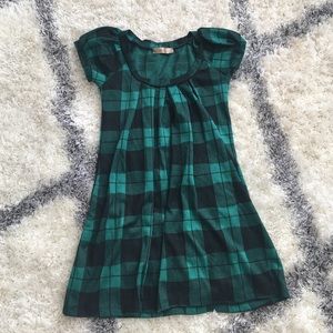 Green Plaid Dress