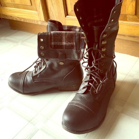 Bamboo military boot