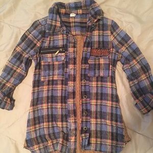 Multi texture flannel