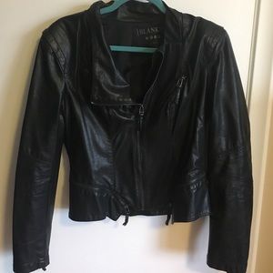 Faux Leather Moto Jacket