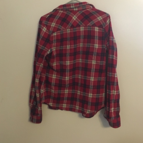 Red and navy flannel - Picture 3 of 4