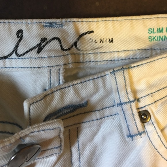 White INC denim pants - Picture 2 of 3