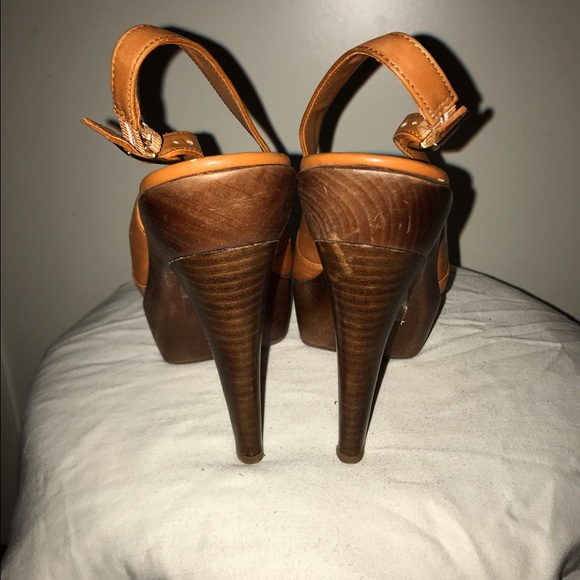 Sophisticated Orange High-Heeled Sandal - Picture 3 of 3