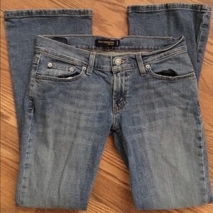 Like NEW Levi's 524 too superlow boot cut jeans!