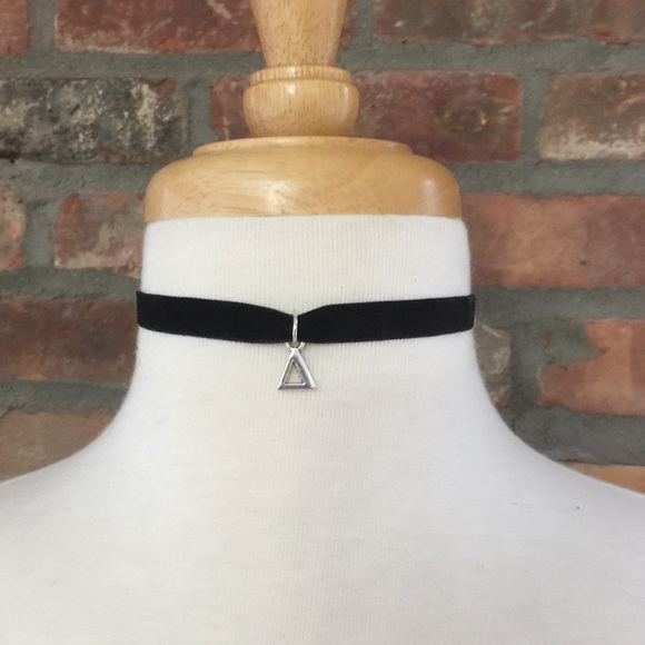 Delta Greek Letter Charm Choker