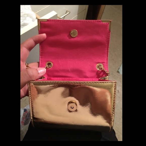 Gold Glitter Clutch - Picture 2 of 4