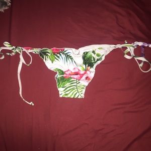 floral cheeky bikini bottoms