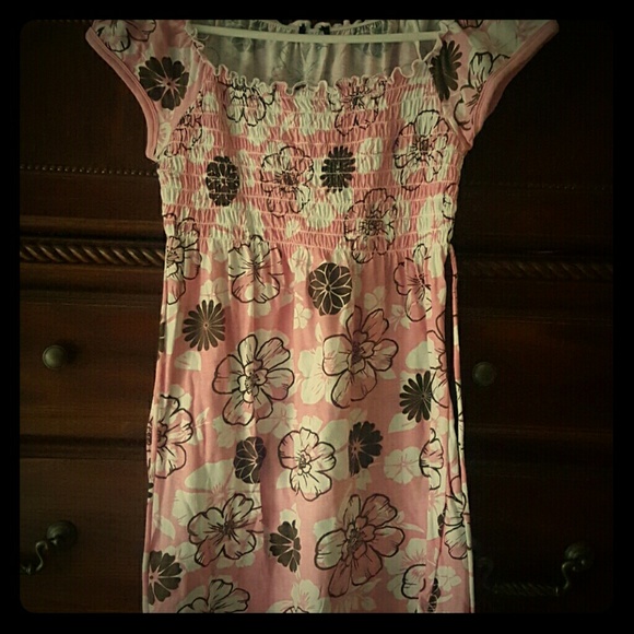 Pink & White top/off the shoulder option