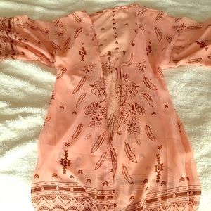 Southwestern style boho kimono