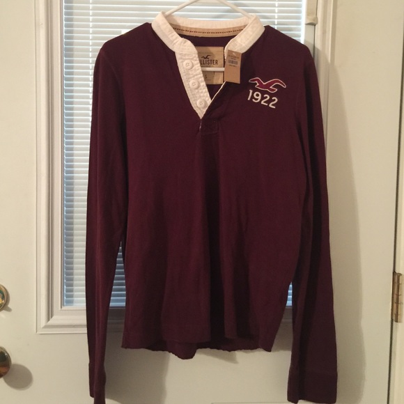Brand new men's hollister long sleeve tee