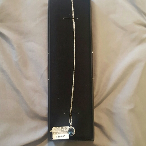 Blue Topaz Pendant