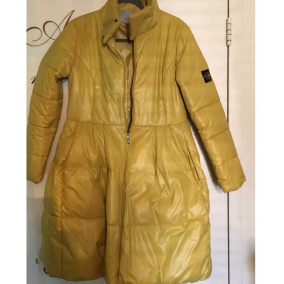 Yellow Puffer Coat