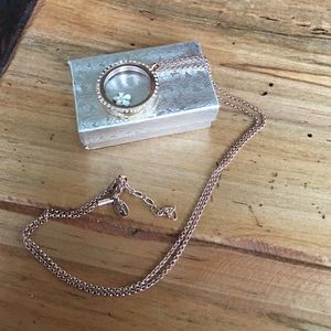 Origami owl rose locket