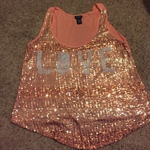 🚫 SOLD 🚫 Sequined tank top