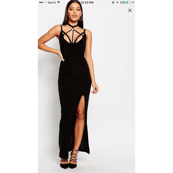 HARNESS MAXI DRESS 💀✨