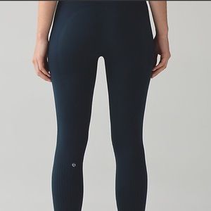 Lululemon Dark Green Flow & Go Tight