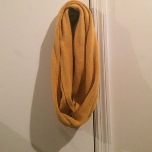 Mustard yellow infinity scarf