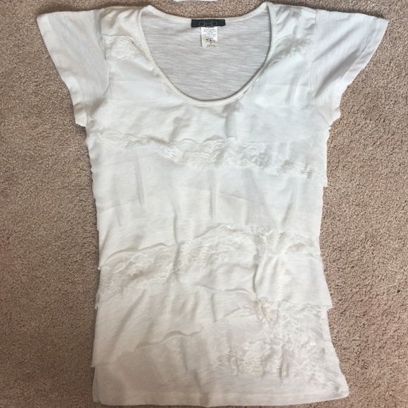 White lace top