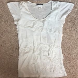 White lace top