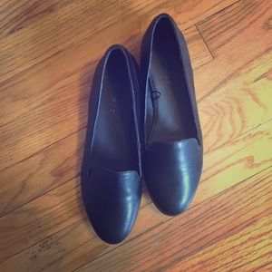 Black work flats (slightly raised)