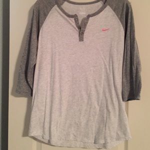 Women's Nike baseball t-shirt