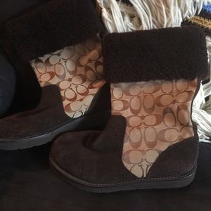 Coach winter boots